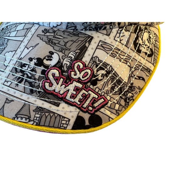 Disney Parks Comic Strip Mickey Minnie Tea Cup Whoosh So Sweet Hat - Picture 6 of 10